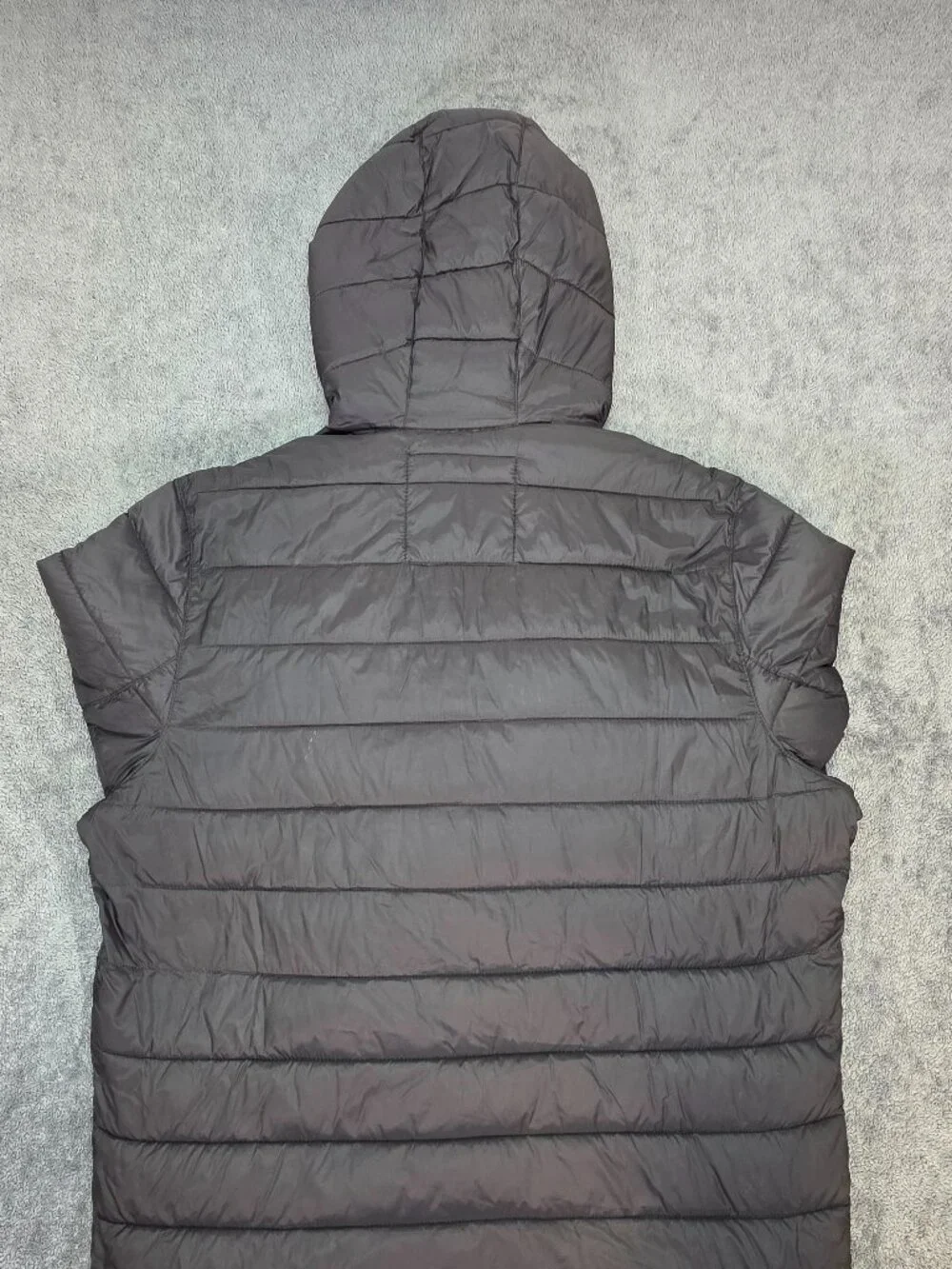 Levi’s Puffer Jacket Mens XL Black Hooded Quilted Full Zip Coat